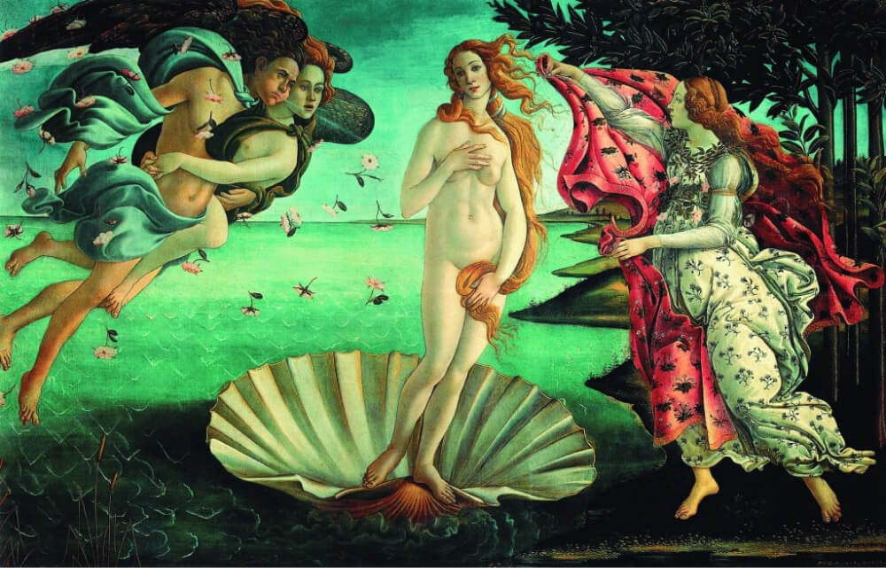 Nascimento de Vênus, Sandro Botticelli,1483.