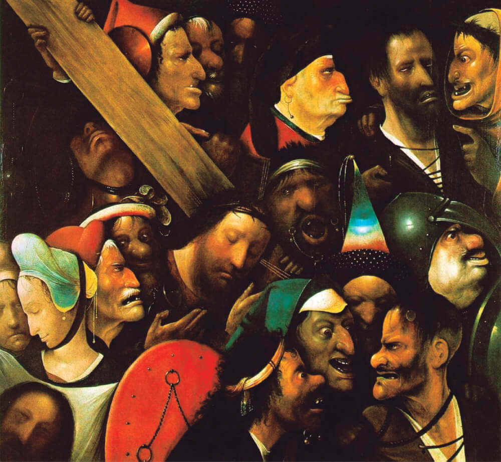 Cristo carregando a cruz, Hieronymus Bosch, s/d.