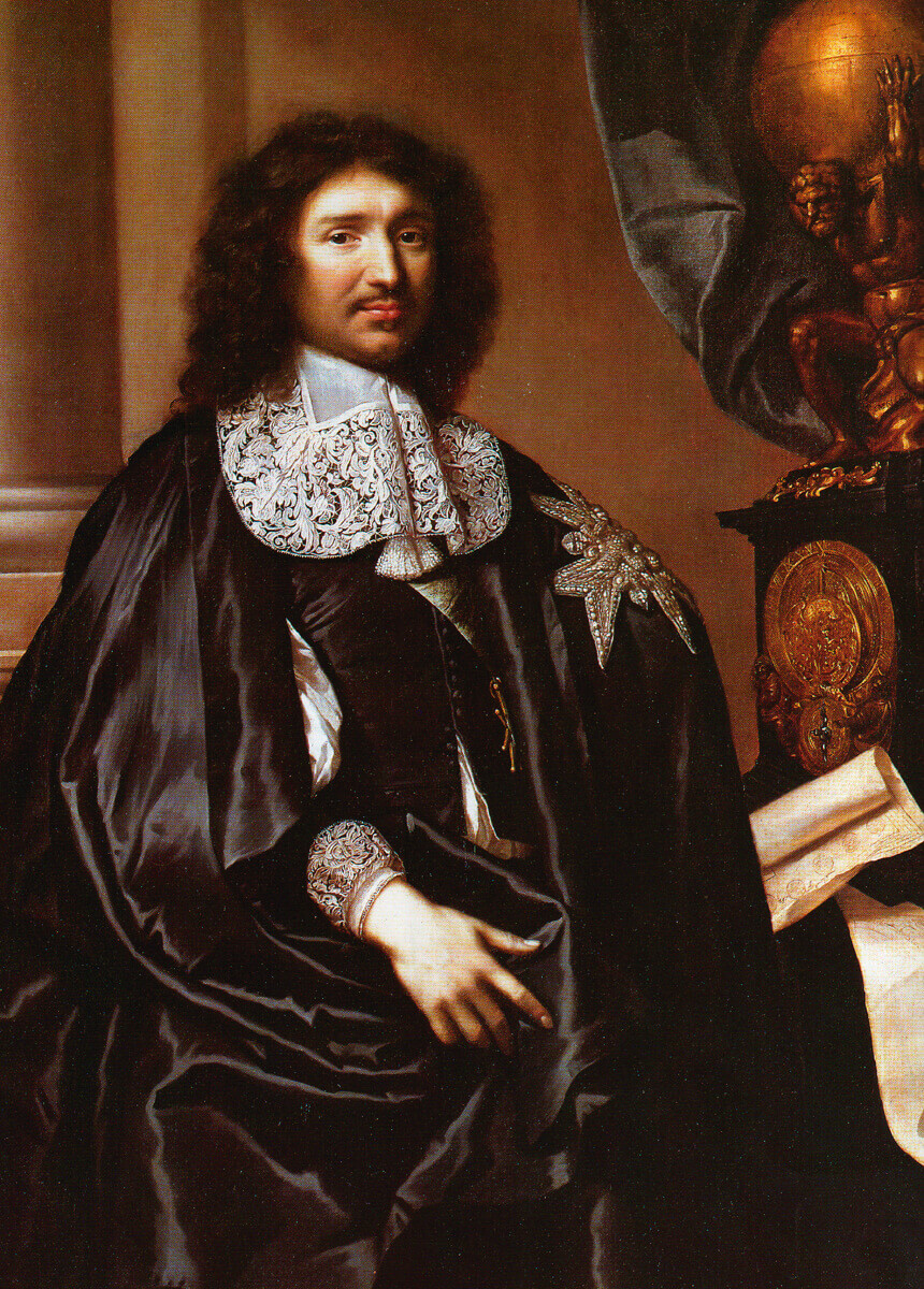 Jean-Baptiste Colbert, 1664, ministro da economia de Luís XIV.