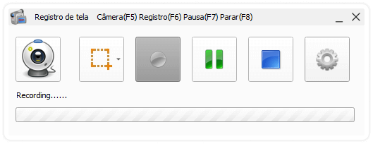 Modal com indicação do botão 'Microfone'